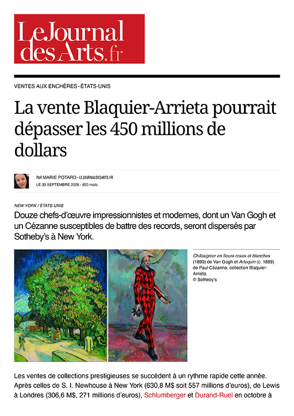 Le Journal Des Arts